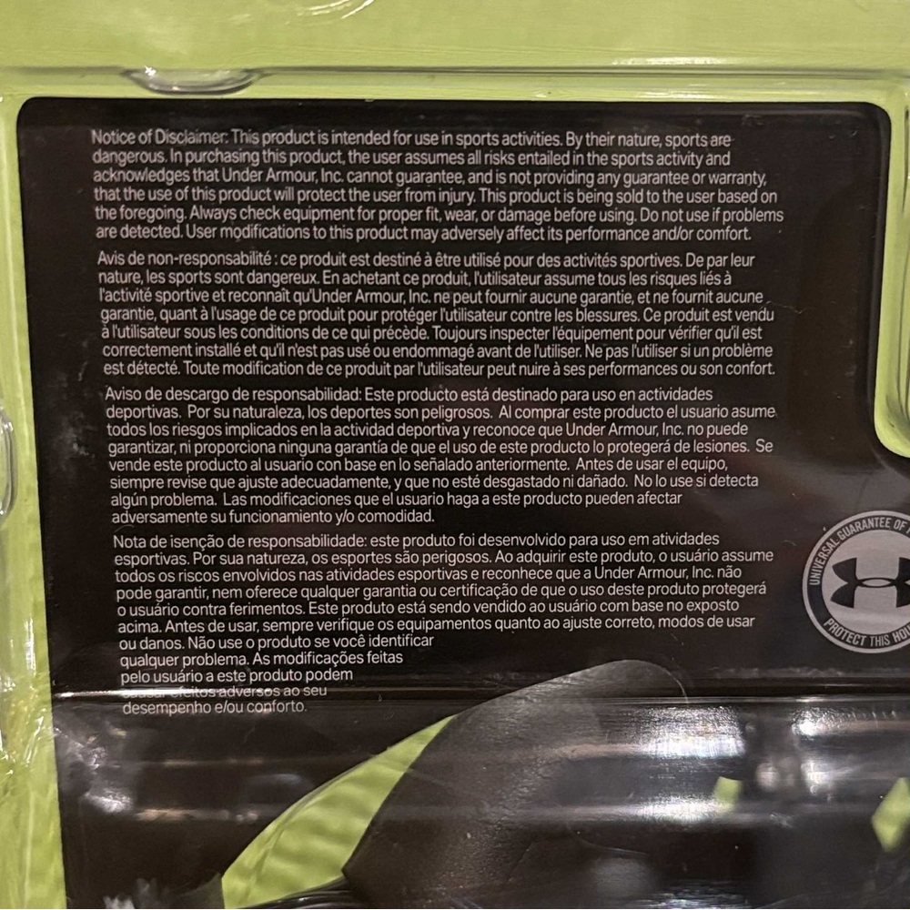 Under Armour Gameday Armour Black Chinstrap - Picture 3 of 3